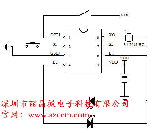 定时圣诞灯串控制IC芯片参考电路图.jpg