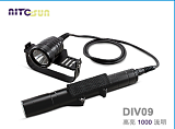 供應廠家brinyteDIV09分體式深度潛水照明手電筒