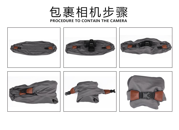 GGSFOTO多功能丝巾减压肩带单反相机背带