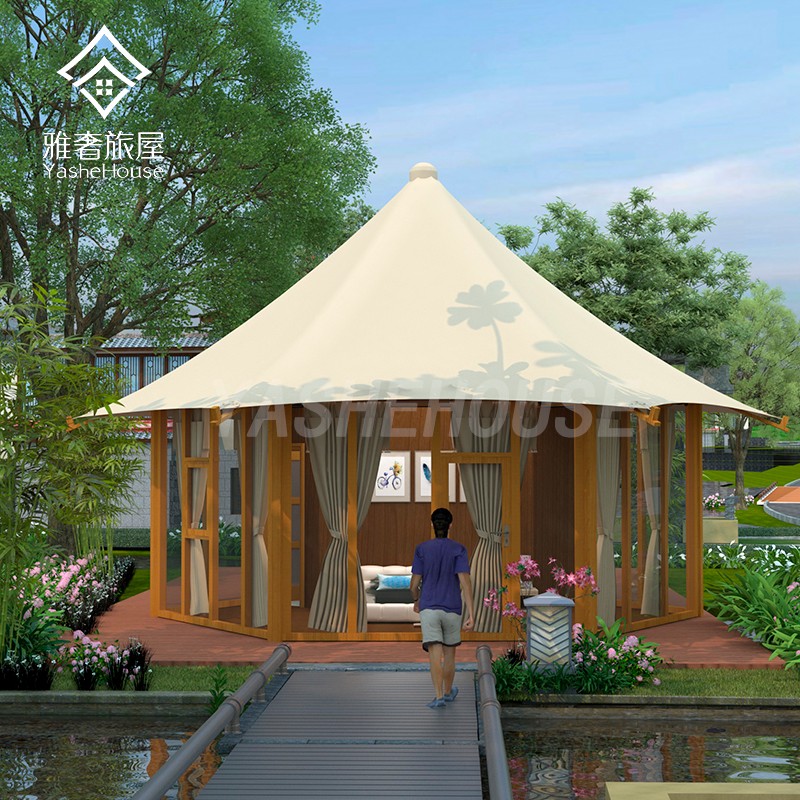 野奢酒店帐篷-装配式建筑-为各种景区打造具有地方人文特色的酒店帐篷