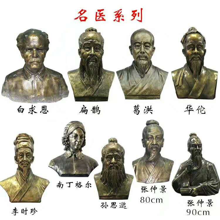 广场公园仿古人物雕塑形象逼真千硕雕塑来图定制