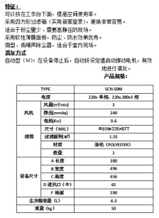 SCN系列微型除尘器CHCA韩国清好