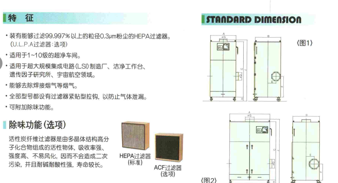 MDC系列微小粉尘除尘器CHCA韩国清好