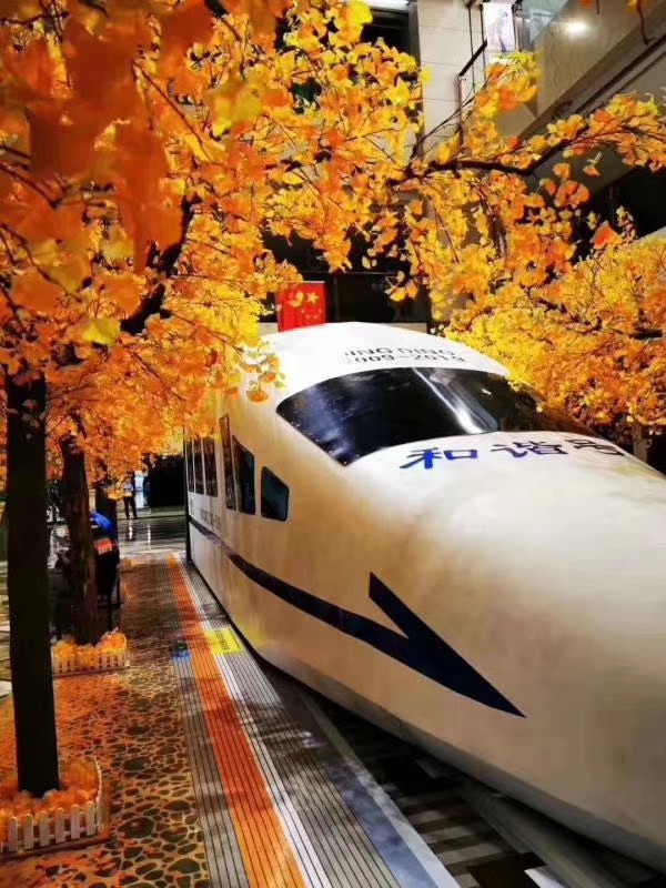 郑州志束文化专业生产高端模型 仿真火车模型出租 高铁租赁