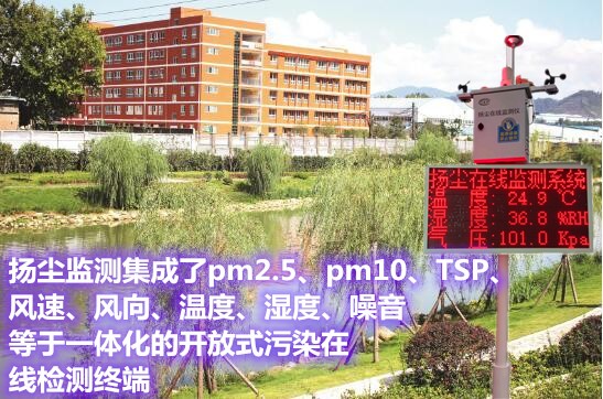 扬尘污染在线监测颗粒物监测