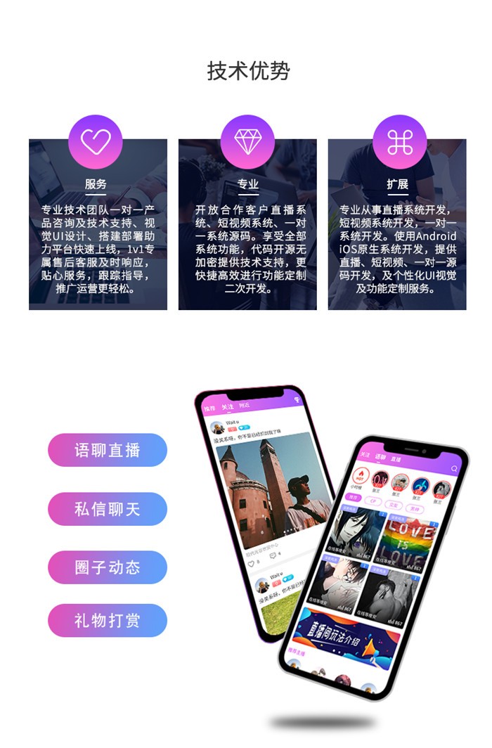 武汉萌鑫达app开发语音交友app开发系统源码
