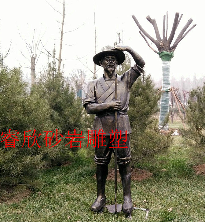 陕西民俗雕塑厂承接民俗文化雕塑 玻璃钢雕塑 校园文化雕塑