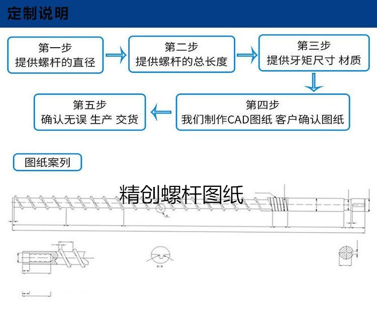 深圳震雄EM80注塑机螺杆炮筒料管，品质卓越