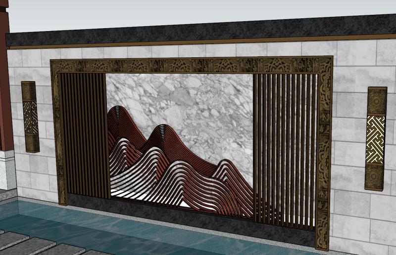 福建铝合金空调罩外墙装饰雕花铝板
