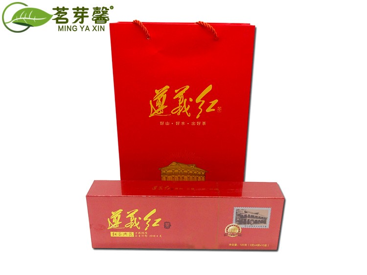贵州茗芽馨遵义红茶特级礼盒装浓香型红茶茶叶厂家批发