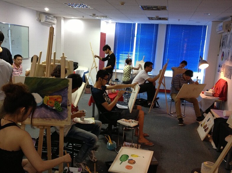 上海美术绘画培训哪家好、学美术找非凡、我们的教学实力不凡