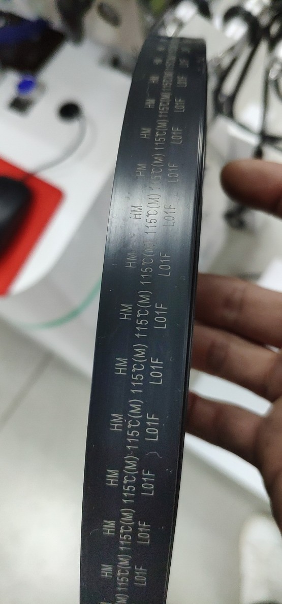 广州带状带胶电池热缩管 pvc电池热缩管 电容套管刻印