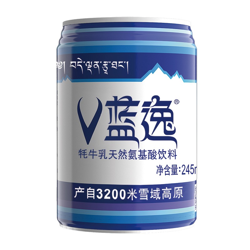 V蓝逸高原牦牛奶氨基酸含乳运动饮料245ml