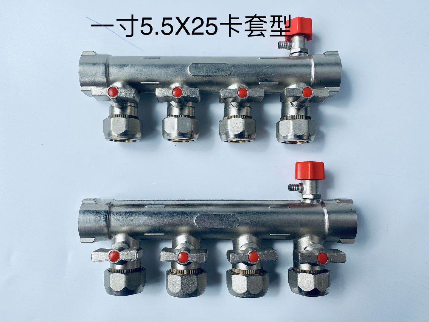 山东地暖分水器 地暖分水器厂家 铜体铜球