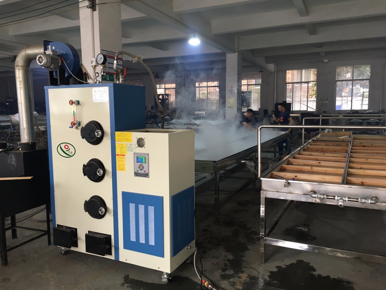 广州腐竹机专用配套100公斤生物质颗粒锅炉