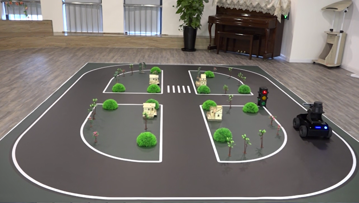 无人驾驶小车红绿灯识别ros机器人人工智能教育机器人