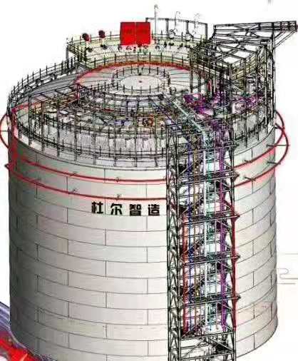 供应LNG、液氧、液氮、液氩等低温液体大型常压平底储槽