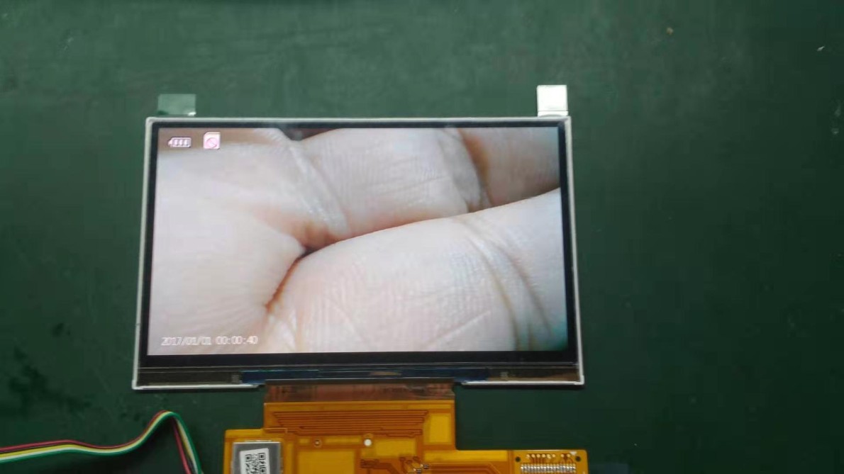 深圳直供OLED屏阳光可视5寸拍照录像定格存储模块方案