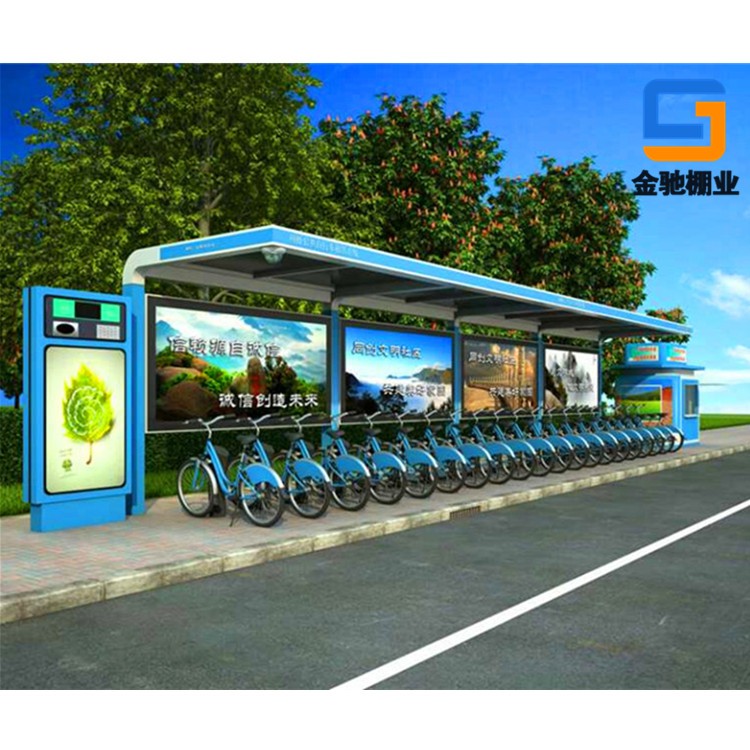 宁波厂家定制钢结构自行车棚