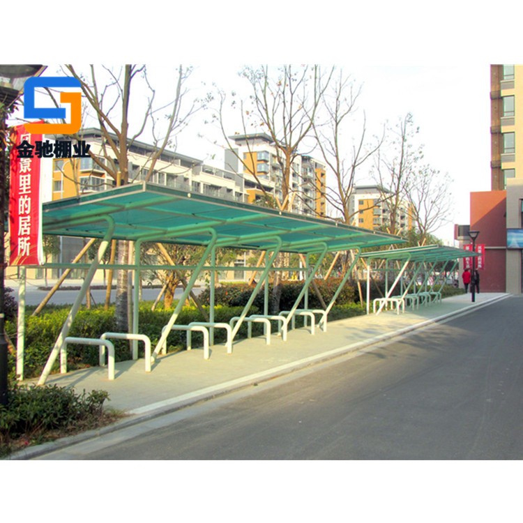 宁波厂家定制阳光板自行车棚、户外遮阳蓬