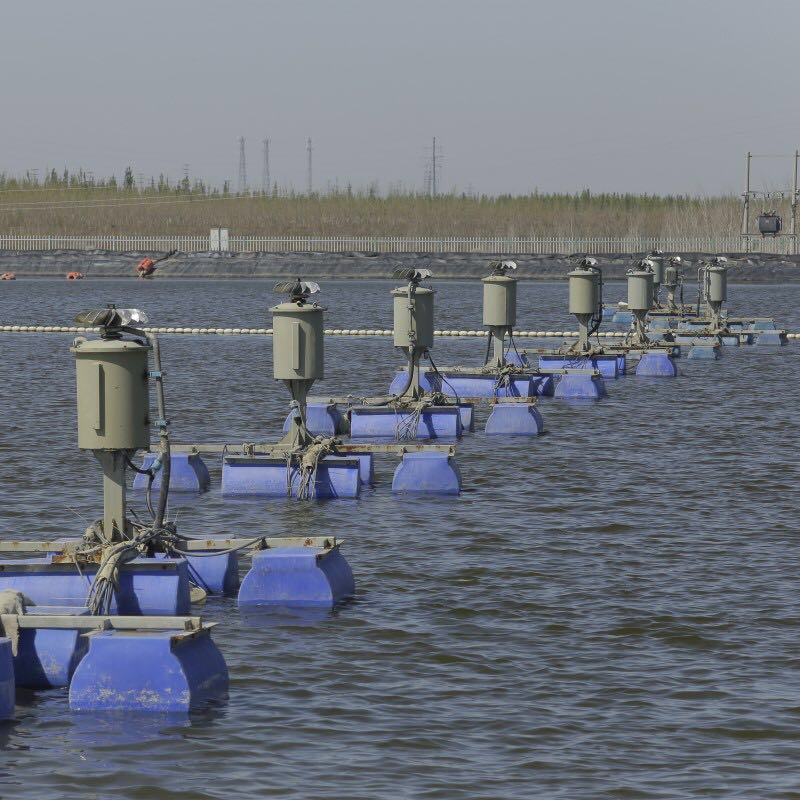 煤化工废水零排放蒸发器 内蒙蒸发塘高浓盐水漂浮式蒸发器