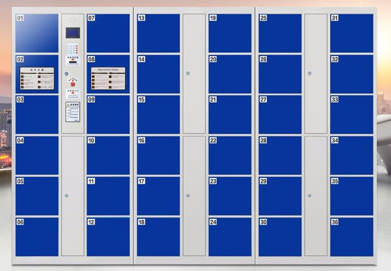 电子存包柜超市存包柜存物柜超市寄存柜员工储物柜