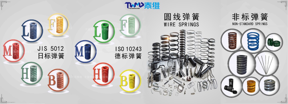 德标弹簧ISO10243标准 进口标准矩形模具弹簧