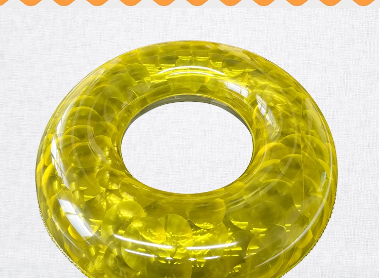 RNNM瑞年 供应镭射PVC幻彩薄膜水上充气玩具 游泳圈浮椅 高质感
