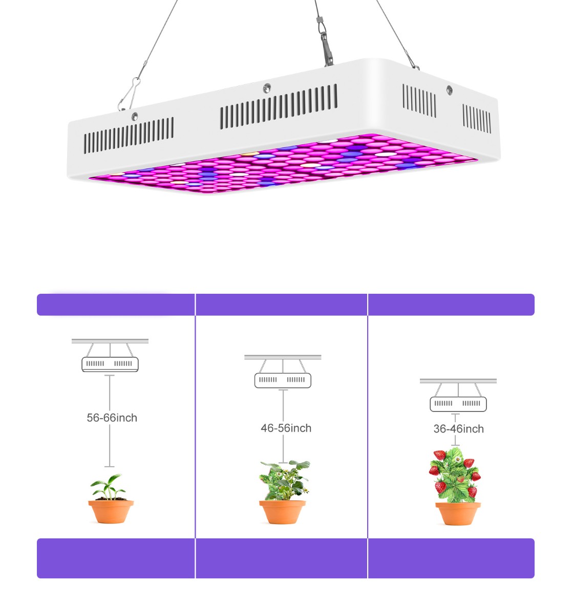 300W双通道手调植物灯 LED植物灯