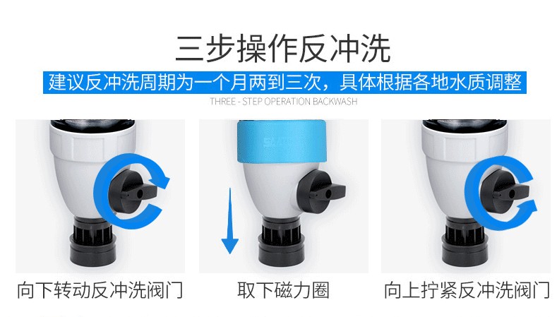 萨奇家用净水器紫外线反冲洗前置过滤器德国进口技术