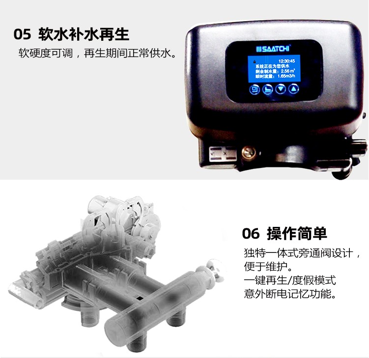 萨奇家用净水器智能物联中央软水机德国原装进口