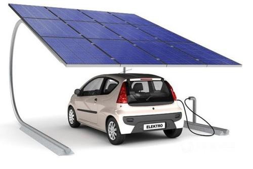 广东晶天太阳能组件太阳能发电板新能源汽车太阳能充电桩发电板
