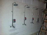 淋浴打卡水控系統，熱水打卡水控機，淋浴節水系統;