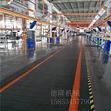 德州定做鏈板組裝線鍍鋅板鏈傳送帶金屬件輸送設備;
