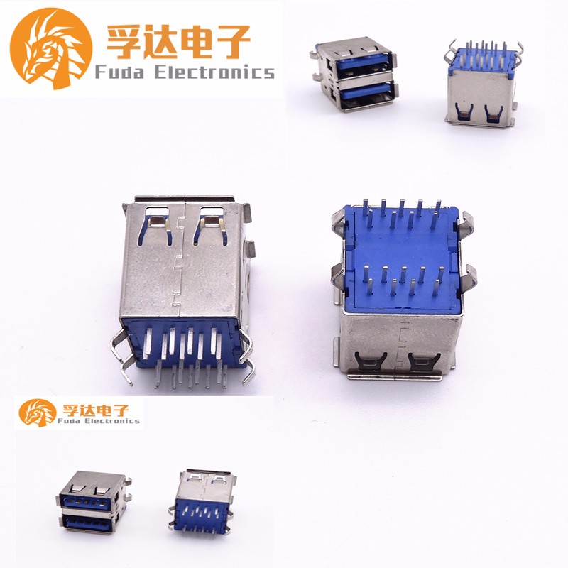 1-8.USB 3.0 180度双层母座直插弯脚卷边.jpg